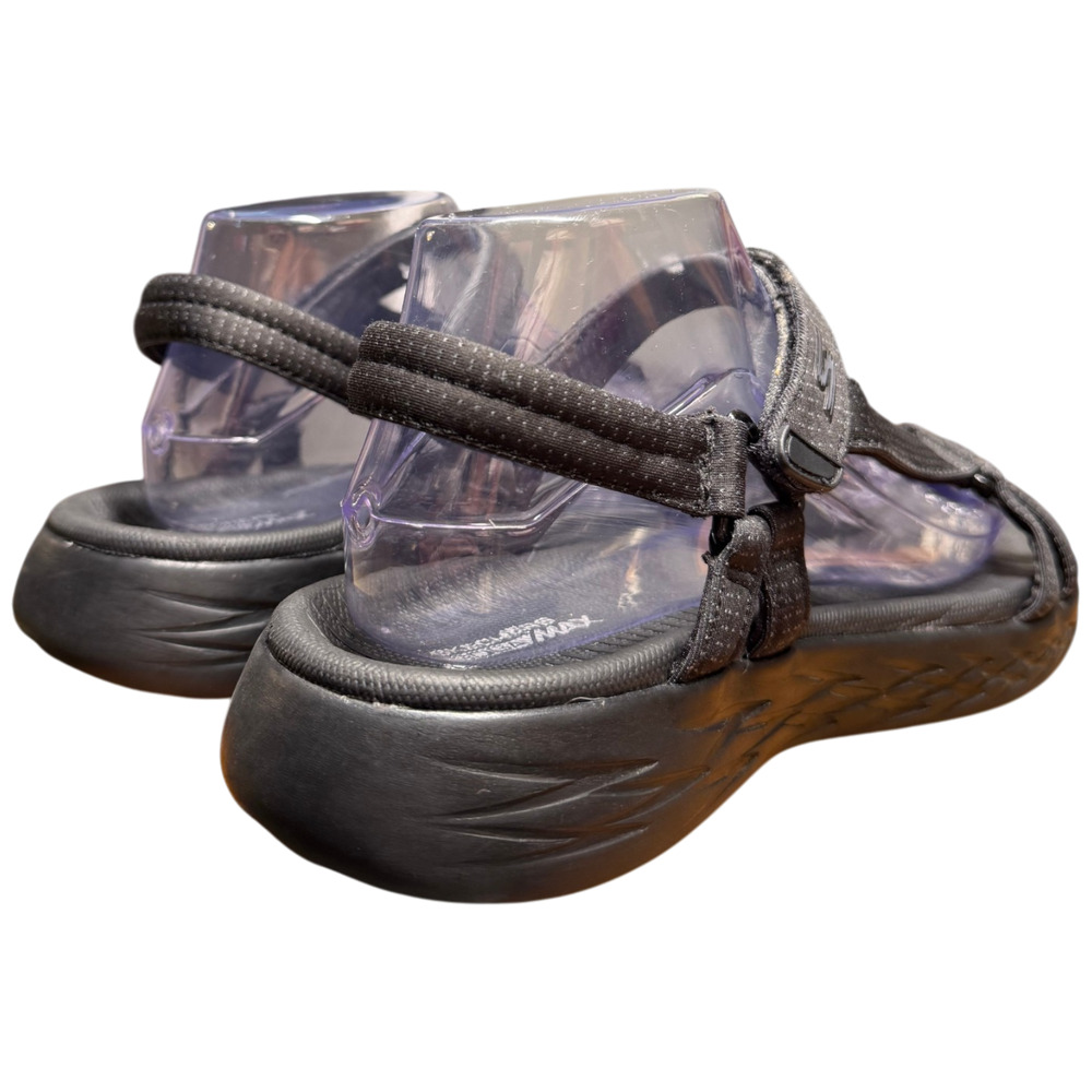 SKECHERS On The Go Go 600 Brilliancy Women's 9 Black Adjustable Sport Sandals - Picture 6 of 14